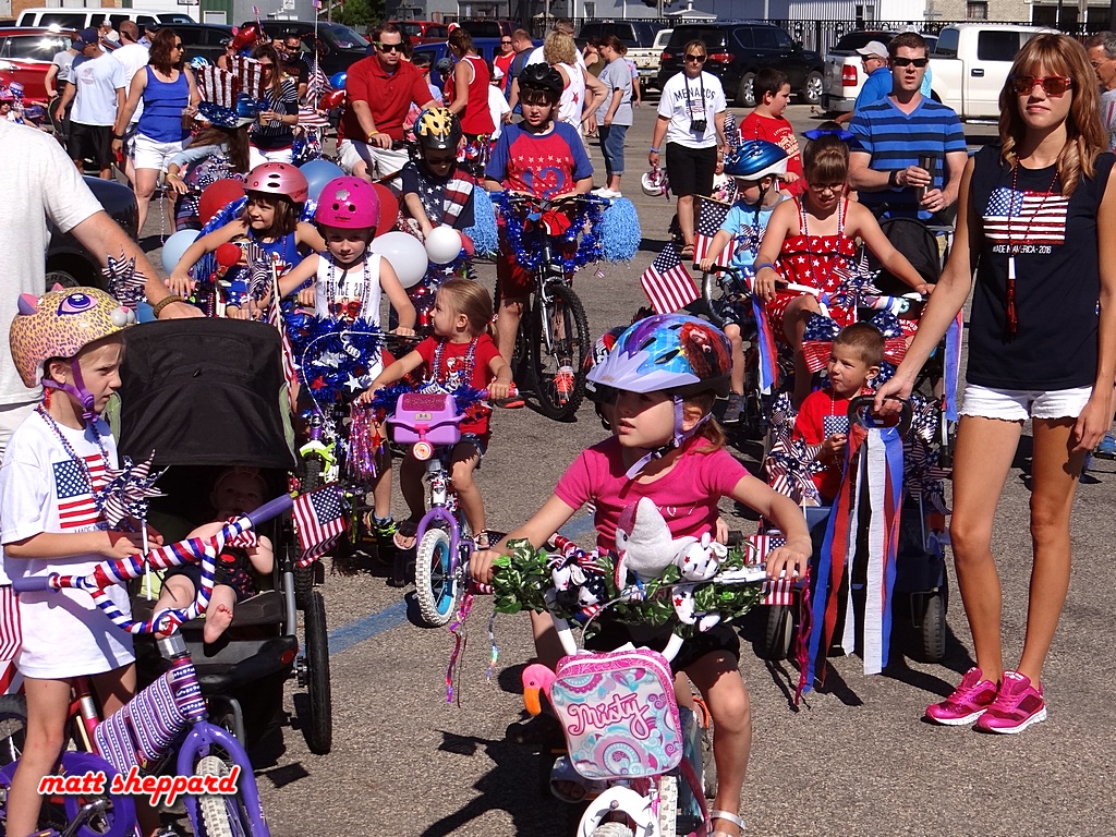 2016 4th of July Kiddies Bike Parade.  Photos by Matt Sheppard, more at Facebook. Tag & Share!